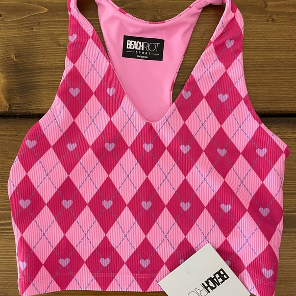 Beach Riot Ayla Cross My Heart NEW with tags XS Top - Picture 3 of 5
